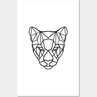 Line Art Wolf Posters and Art